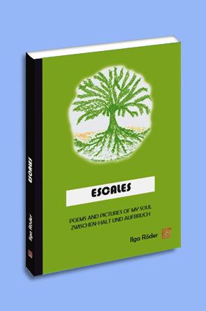 Buchcover "ESCALES - POEMS AND PICTURES OF MY SOUL"