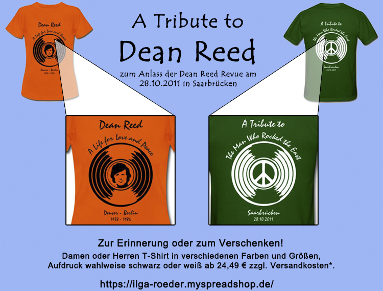 Dean Reed Revue in Saarbrücken-Shirts